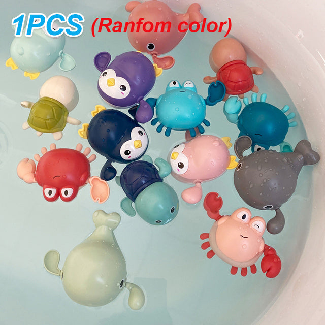 Dinosaur Bath Toys with Automatic Water Spray & Light