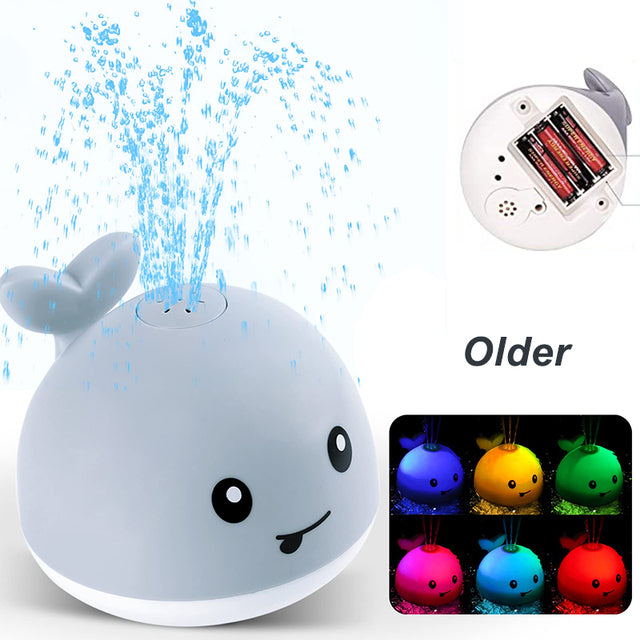 Dinosaur Bath Toys with Automatic Water Spray & Light