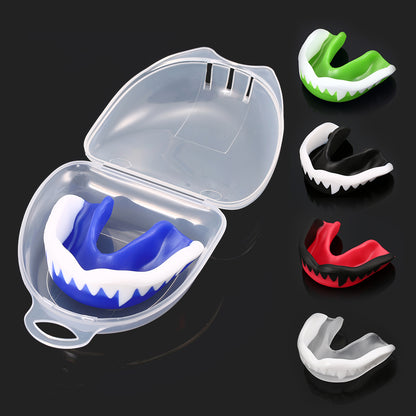Basketball Adult Boxing Mouthguard with Case, EVA