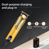 Cordless Rechargeable Professional Hair Clippers for Men