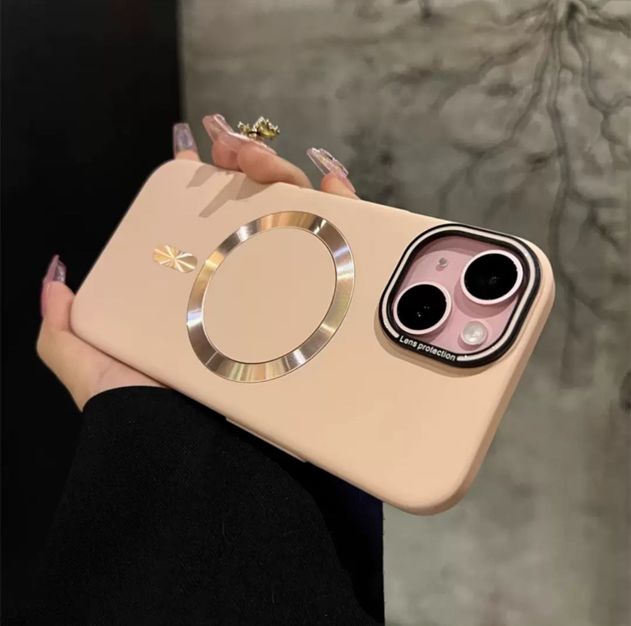 Advanced Frosted Magnetic Solid Color Phone Case