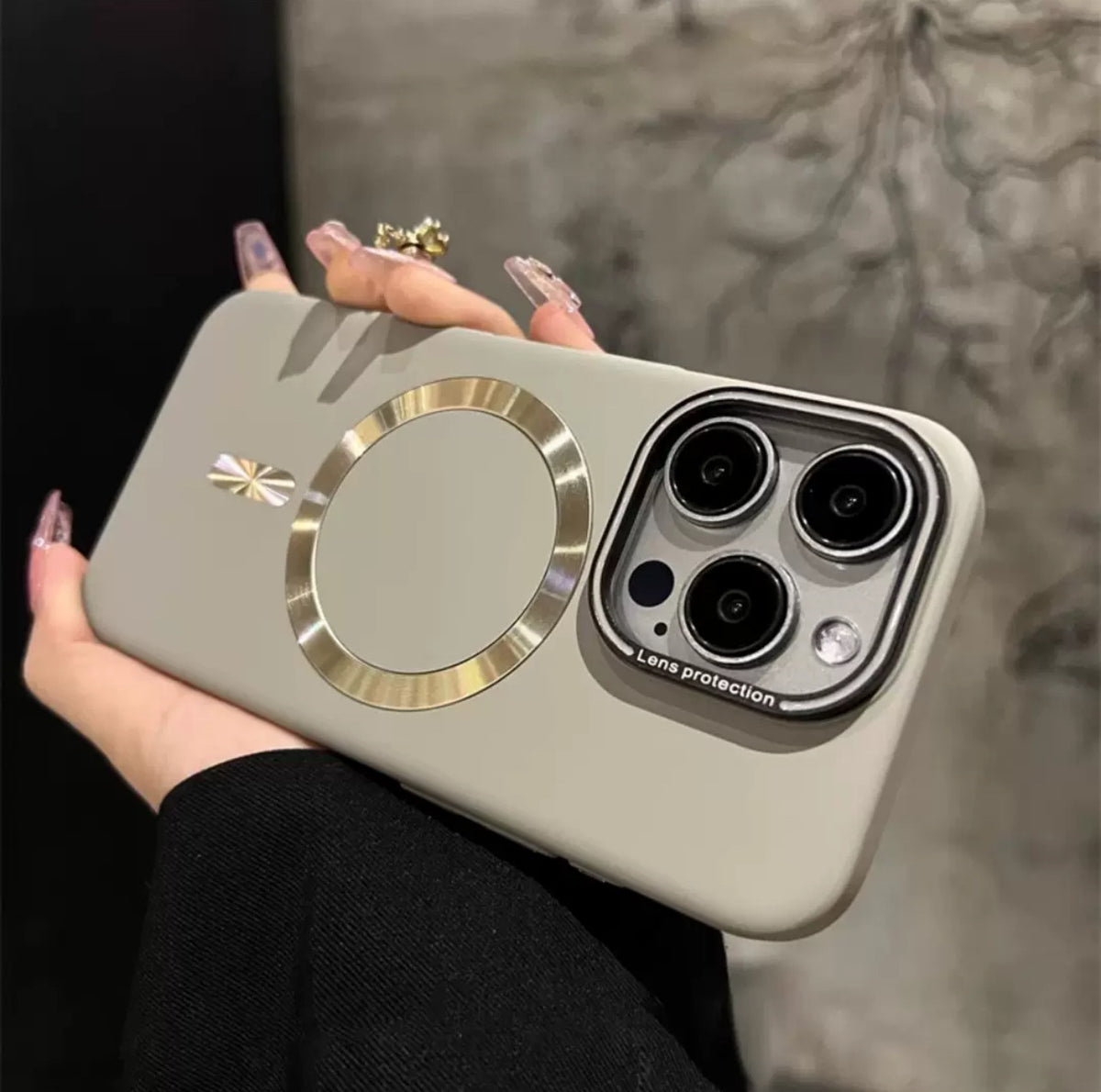 Advanced Frosted Magnetic Solid Color Phone Case
